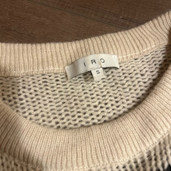 IRO Somk Striped Knitted Alpaca Wool Sweater - Picture 4 of 5